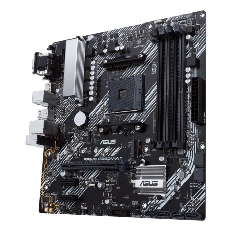 ASUS MB Sc AM4 PRIME B450M-A II, AMD B450, 4xDDR4, 1xHDMI, 1xDVI, 1xVGA, mATX