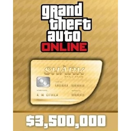 Grand Theft Auto V Online Whale Shark Cash Car – herní kredit pro PC (elektronická licence)