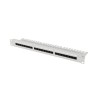 PATCH PANEL 24 PORTŮ 1U 19" CAT.5E UTP S POLICÍ Š