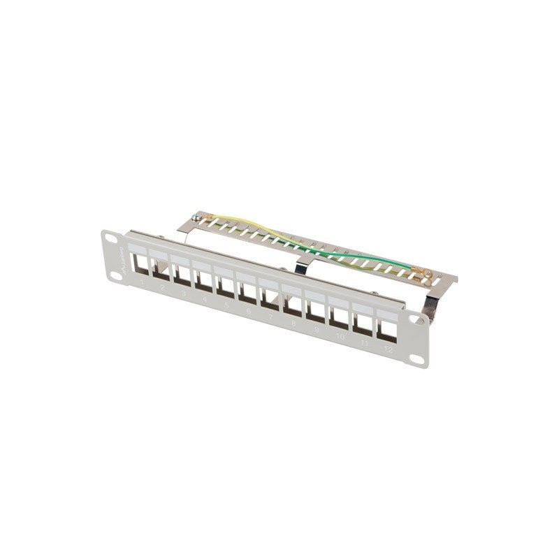 PATCH PANEL 12 PORTŮ 1U 19" FTP PRO MODULY KEYSTO PPKS9212S