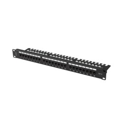 Lanberg Patch Panel 24 portů 1U 19" CAT.6 UTP S policí ČE
