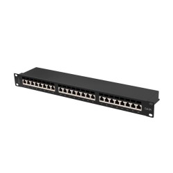 Lanberg Patch Panel 24 portů 1U 19" CAT.6A FTP stíněný ČE