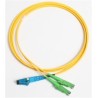 Patchcord FO duplex E2000/APC-LC/APC 9/125um SM 1m, OS2
