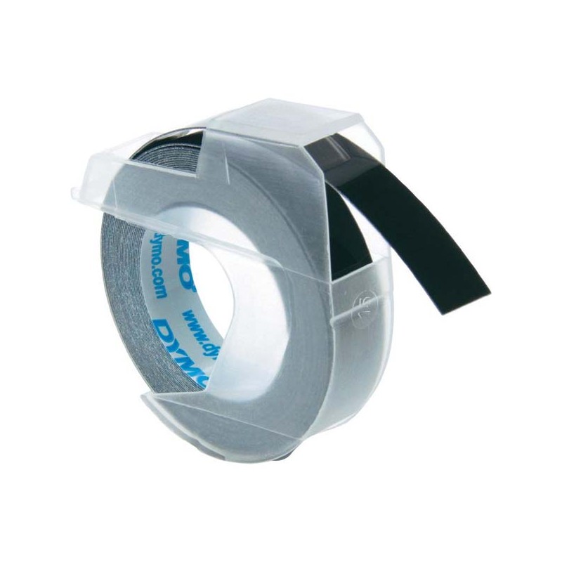 Dymo DY Emb 3/8 9MM 10PK BLK Tape/Global