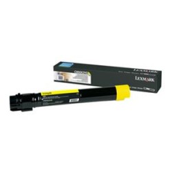 Lexmark originální toner C950X2YG, yellow, 22000str.