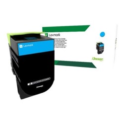 Lexmark originální toner 80C2HC0, cyan, 3000str., return