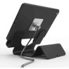 UNIVERSAL TABLET HOLDER WITH/KEYED CABLE LOCK - BLACK