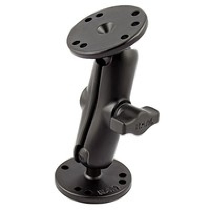 RAM® Universal Double Ball Mount with Two Round Plates RAMB101U