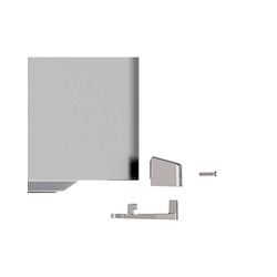 MAC STUDIO LEDGE LOCK ADAPTER/W/ COMBINATION CABLE LOCK SILVER