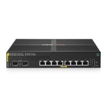 HPE Aruba Networking CX 6000 8p 10M/100M/1G Class4 PoE 2p SFP 1G 67W Switch