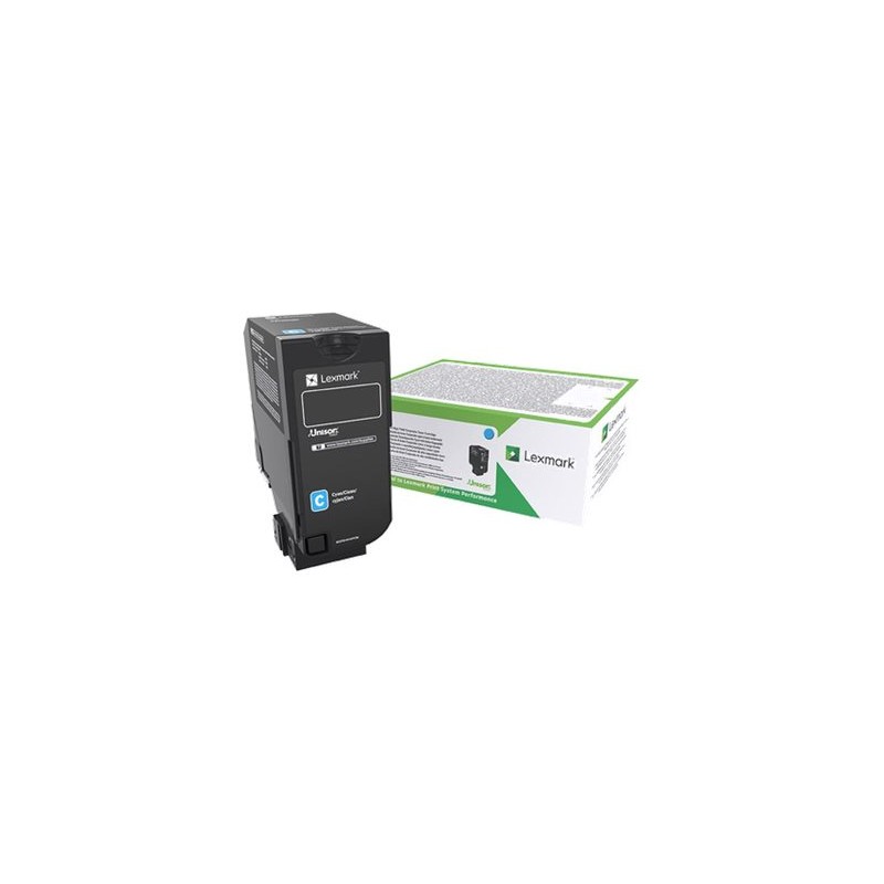 Lexmark originální toner 74C20CE, cyan, 3000str., return