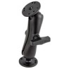 RAM® Double Ball Mount with Two Round Plates RAM101U