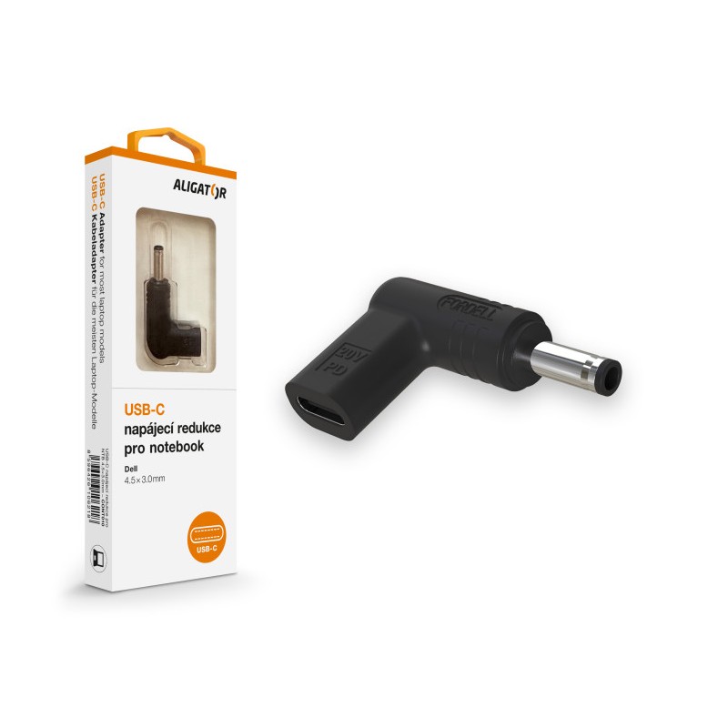 Aligator USB-C napájecí redukce 4,5 x 3,0 mm pro notebooky Dell