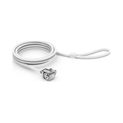 UNIVERSAL TABLET LOCK WITH/KEYED CABLE LOCK - WHITE