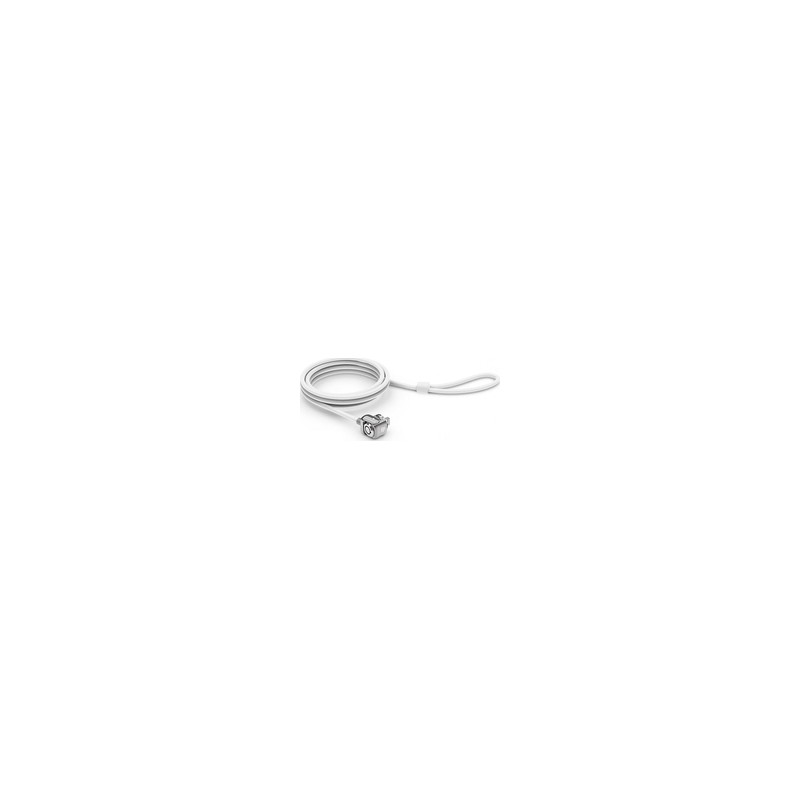 UNIVERSAL TABLET LOCK WITH/KEYED CABLE LOCK - WHITE