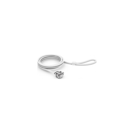 UNIVERSAL TABLET LOCK WITH/KEYED CABLE LOCK - WHITE