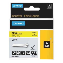 RHINO 24 MM VINYL BLACK ON/YELLOW
