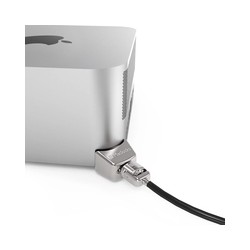 MAC STUDIO LEDGE LOCK ADAPTER/WITH KEYED CABLE LOCK SILVER