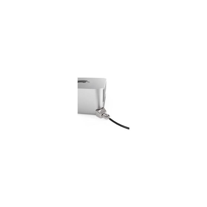 MAC STUDIO LEDGE LOCK ADAPTER/WITH KEYED CABLE LOCK SILVER