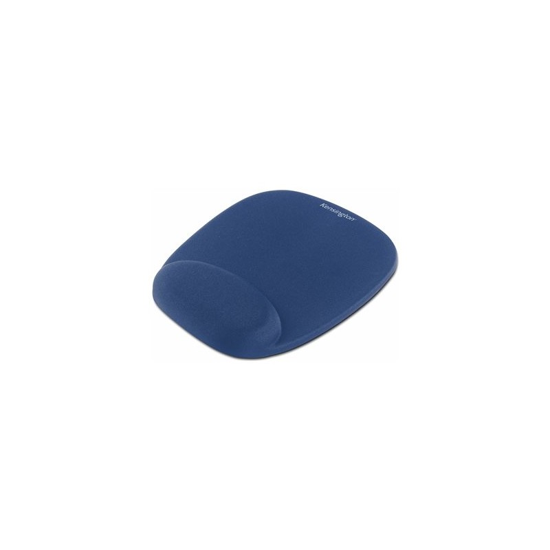 Kensington Foam Mouse Pad With Integrated/Wrist Support- Blue