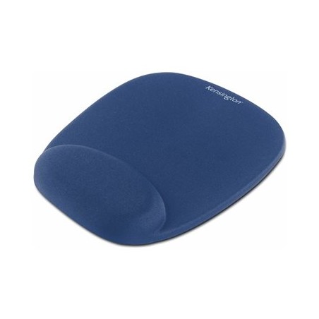 Kensington Foam Mouse Pad With Integrated/Wrist Support- Blue