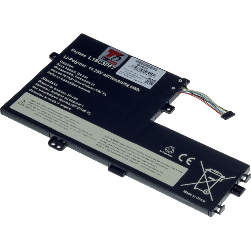Baterie T6 Power Lenovo IdeaPad C340-15IWL, S340-14IML, S340-14IML, 4610mAh, 52,5Wh, 3cell, Li-poly
