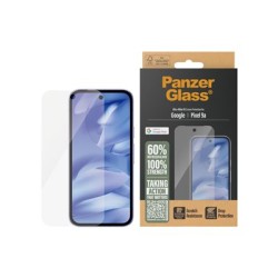 PanzerGlass - Ochrana obrazovky pro mobilní telefon - ultra široký tvar - sklo - barva rámu cerná - pro Google Pixel 9A