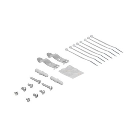 Delock - Záslepný patch panel keystone - montáž na stěnu, montáž na kolejnici DIN - šedá - 8 portů