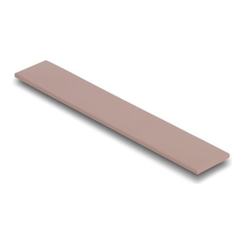 Delock - Tepelná podložka - vodivý, 120 x 20 x 2 mm, pro moduly M.2, 3,0 W/mK, bez silikonu - ružová
