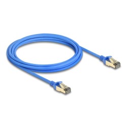 Delock - Sítový kabel - RJ-45 (M) do RJ-45 (M) - 3 m - 4.9 mm - FTP - CAT 8.1 - neobsahuje halogen, provedení bez hrbolku