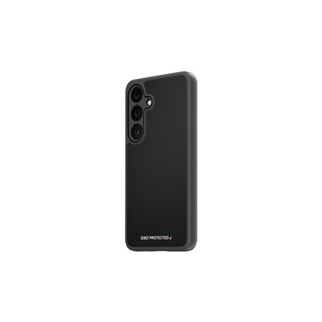 PanzerGlass HardCase - Black Edition - zadní kryt pro mobilní telefon - polykarbonát, D3O Bio - cerná - pro Samsung Galaxy S24