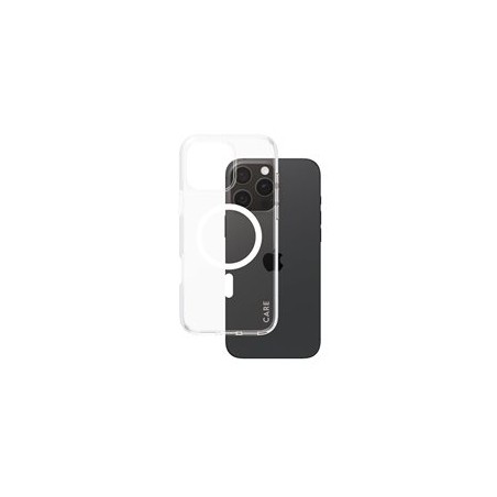 CARE by PanzerGlass Urban Combat - Zadní kryt pro mobilní telefon - kompatibilita s MagSafe - recyklovaný plast - průhledná