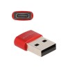 Delock - USB adaptér - USB (M) do 24 pin USB-C (F) - USB 2.0 - 5 V - 3 A - cervená