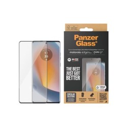 PanzerGlass - Ochrana obrazovky pro mobilní telefon - ultraširoké prizpusobení, zakrivené okraje - sklo - barva rámu cerná