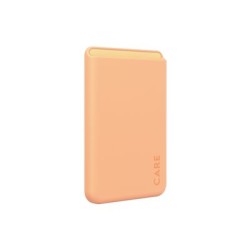 CARE by PanzerGlass - Magnetické pouzdro na karty - kompatibilita s MagSafe - broskvový - pro Apple iPhone 12, 13, 14