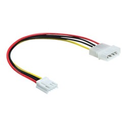 Delock - Elektrický kabel - 4 pinové interní napájení (M) do 4 pinový mini-napájecí konektor (F) - 30 cm