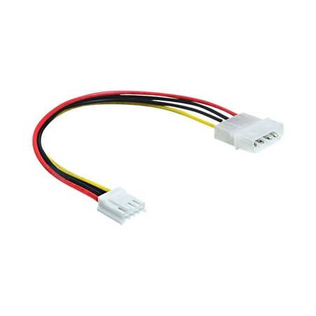 Delock - Elektrický kabel - 4 pinové interní napájení (M) do 4 pinový mini-napájecí konektor (F) - 30 cm
