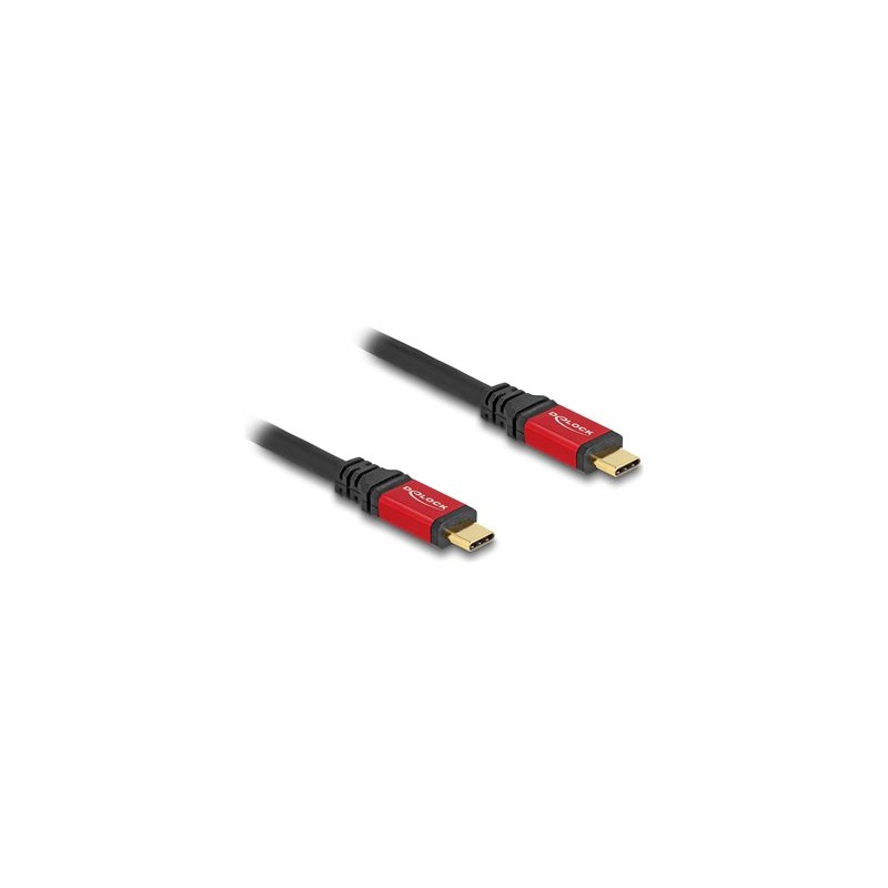Delock - USB kabel - 24 pin USB-C (M) do 24 pin USB-C (M) - USB 3.1 - 20 V - 5 A - 2 m - USB napájení (100W), podpora Power