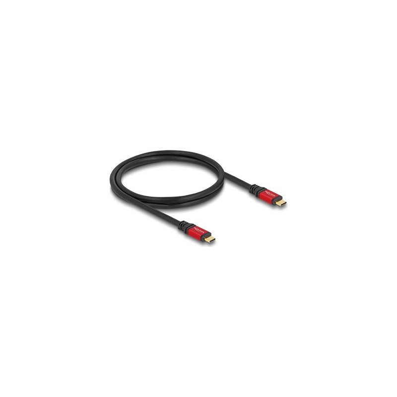 Delock - USB kabel - 24 pin USB-C (M) do 24 pin USB-C (M) - 20 V - 5 A - 1 m - USB napájení (100W), podpora Power Delivery 3.0