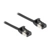 Delock - Sítový kabel - RJ-45 (M) do RJ-45 (M) - 2 m - U/FTP - CAT 8.1 - provedení bez hrbolku - cerná