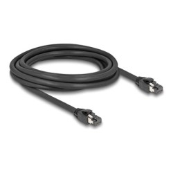 Delock - Sítový kabel - RJ-45 (M) do RJ-45 (M) - 3 m - 7.5 mm - SFTP, PiMF - CAT 8.1 - neobsahuje halogen, provedení bez