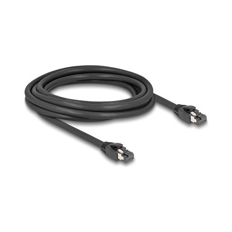 Delock - Sítový kabel - RJ-45 (M) do RJ-45 (M) - 3 m - 7.5 mm - SFTP, PiMF - CAT 8.1 - neobsahuje halogen, provedení bez