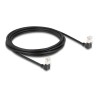 Delock - Patch kabel - RJ-45 (M) dolu zahnutý do RJ-45 (M) dolu zahnutý - 3 m - 4.5 mm - S/FTP - CAT 6a - bootovaný, neobsahuje