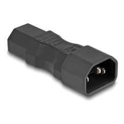 Delock - Adaptér napájení - IEC 60320 C14 do power IEC 60320 C13 - 250 V - 10 A - cerná