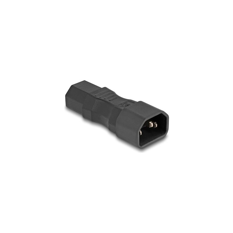 Delock - Adaptér napájení - IEC 60320 C14 do power IEC 60320 C13 - 250 V - 10 A - cerná