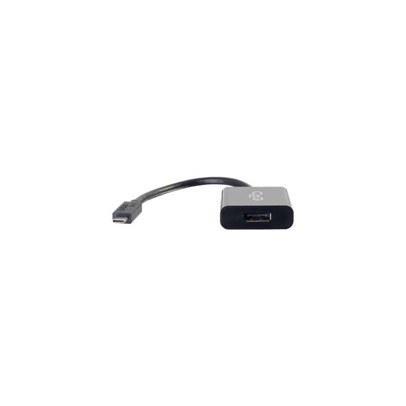 C2G USB C to DisplayPort Adapter Converter - USB Type C to DisplayPort Black - Externí video adaptér - USB 3.1 - DisplayPort