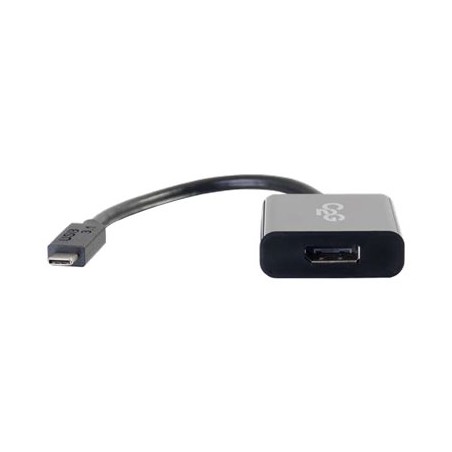 C2G USB C to DisplayPort Adapter Converter - USB Type C to DisplayPort Black - Externí video adaptér - USB 3.1 - DisplayPort