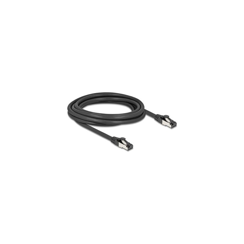 Delock - Patch kabel - RJ-45 (M) do RJ-45 (M) - 3 m - 6 mm - S/FTP, PiMF - CAT 8.1 - neobsahuje halogen, lisovaný, provedení