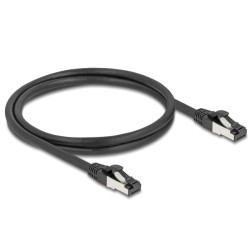 Delock - Patch kabel - RJ-45 (M) do RJ-45 (M) - 1 m - 6 mm - S/FTP, PiMF - CAT 8.1 - neobsahuje halogen, provedení bez hrbolku