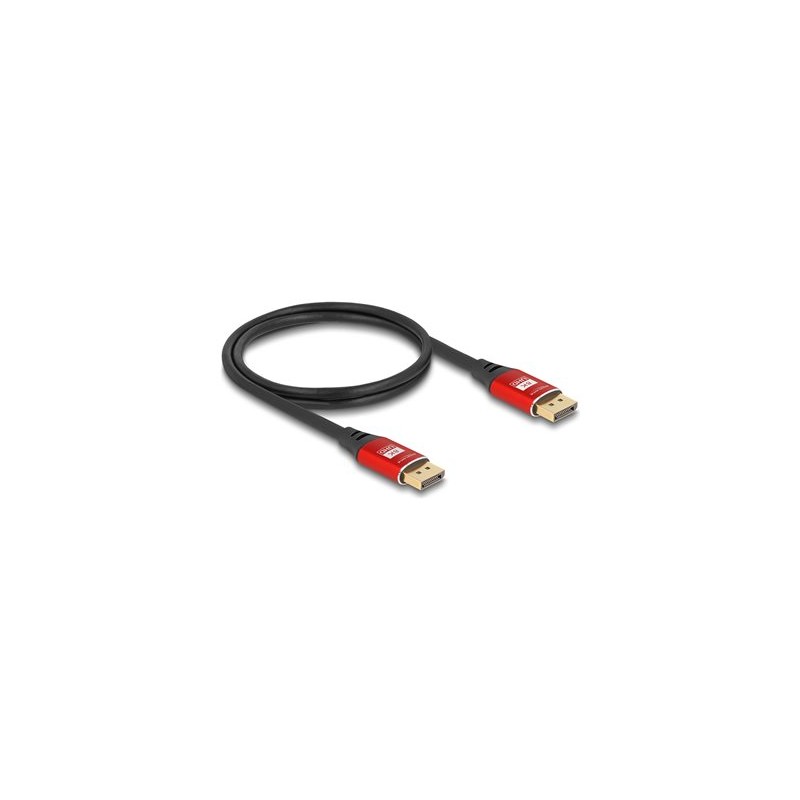 Delock - Kabel DisplayPort - DisplayPort (M) do DisplayPort (M) - DisplayPort 1.4 - 1 m - podpora 8K60Hz, až 32,4 Gbps